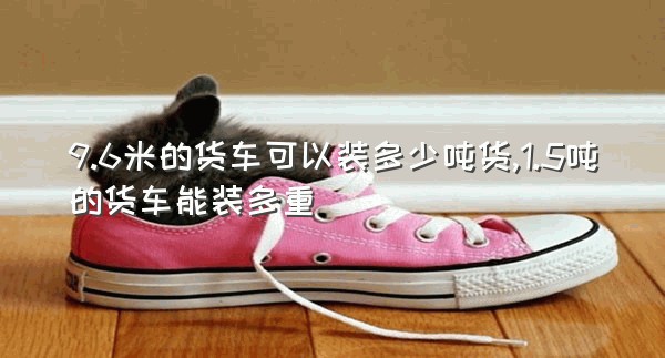 9.6米的货车可以装多少吨货,1.5吨的货车能装多重