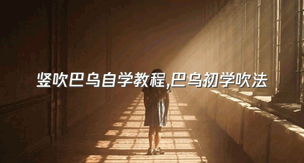 竖吹巴乌自学教程,巴乌初学吹法