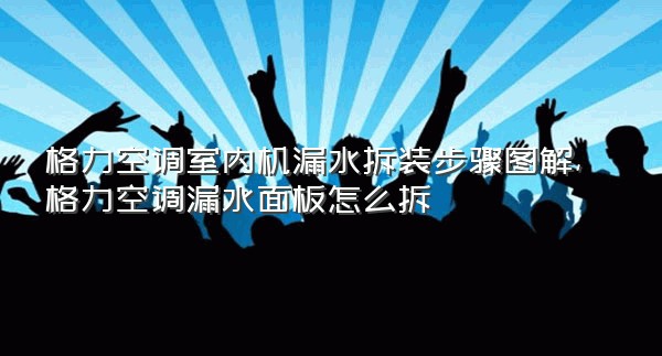 格力空调室内机漏水拆装步骤图解,格力空调漏水面板怎么拆