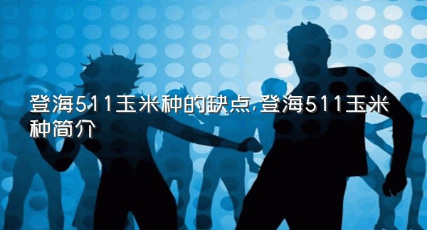 登海511玉米种的缺点,登海511玉米种简介