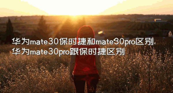 华为mate30保时捷和mate30pro区别,华为mate30pro跟保时捷区别