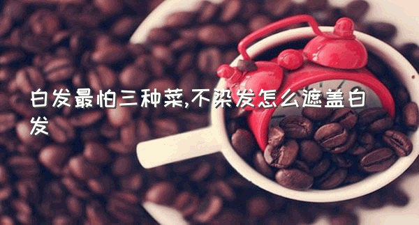 白发最怕三种菜,不染发怎么遮盖白发