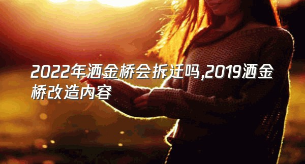 2022年洒金桥会拆迁吗,2019洒金桥改造内容