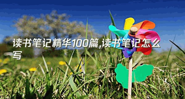 读书笔记精华100篇,读书笔记怎么写