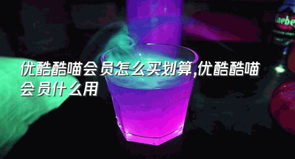 优酷酷喵会员怎么买划算,优酷酷喵会员什么用