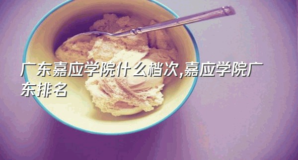 广东嘉应学院什么档次,嘉应学院广东排名