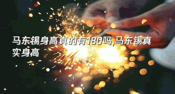 马东锡身高真的有180吗,马东锡真实身高