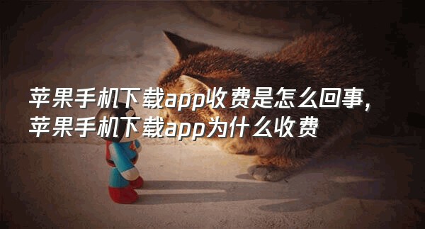 苹果手机下载app收费是怎么回事,苹果手机下载app为什么收费