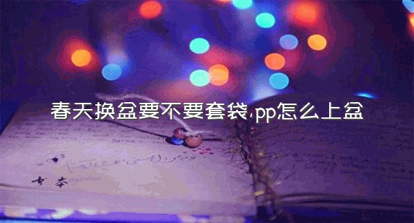 春天换盆要不要套袋,pp怎么上盆