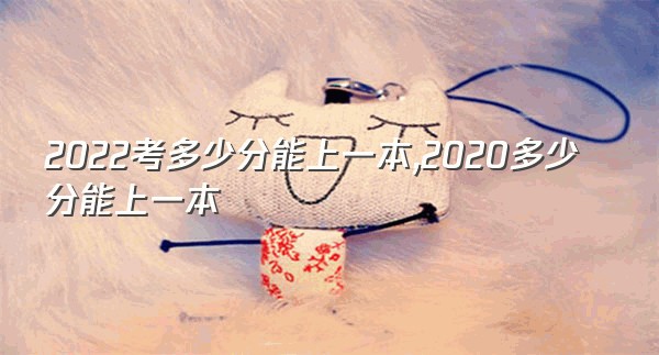 2022考多少分能上一本,2020多少分能上一本