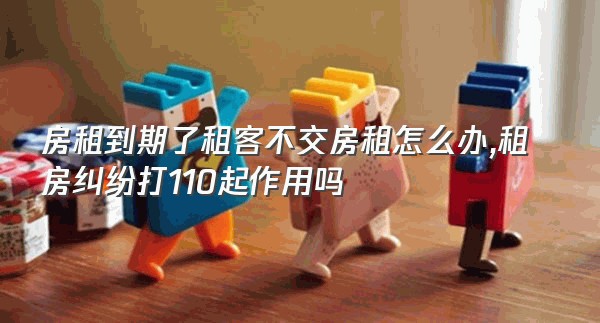 房租到期了租客不交房租怎么办,租房纠纷打110起作用吗