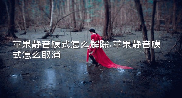 苹果静音模式怎么解除,苹果静音模式怎么取消