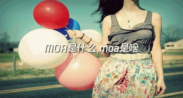 MOA是什么,moa是啥