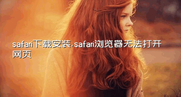 safari下载安装,safari浏览器无法打开网页