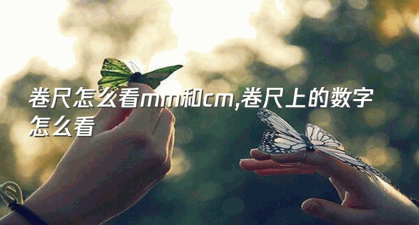 卷尺怎么看mm和cm,卷尺上的数字怎么看