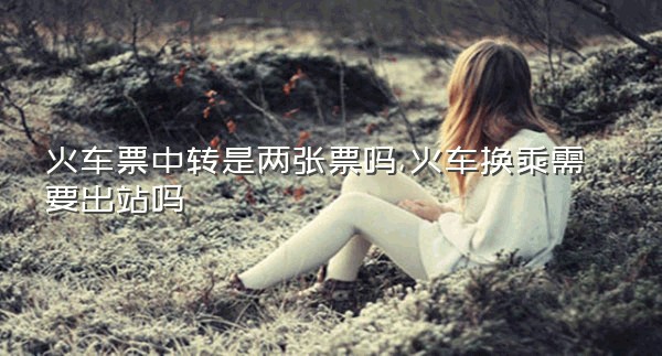 火车票中转是两张票吗,火车换乘需要出站吗