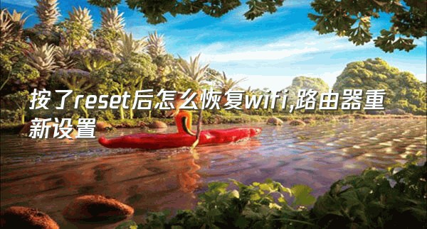 按了reset后怎么恢复wifi,路由器重新设置