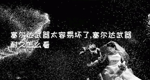 塞尔达武器太容易坏了,塞尔达武器耐久怎么看