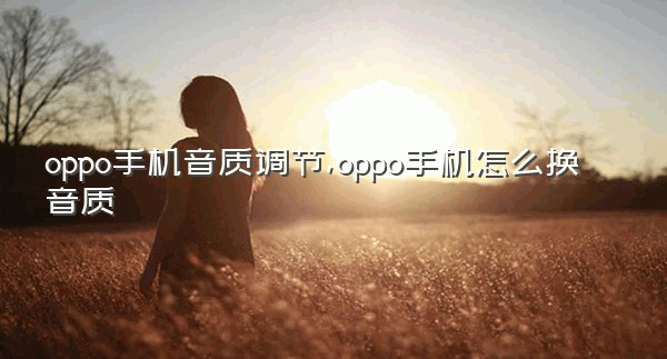 oppo手机音质调节,oppo手机怎么换音质