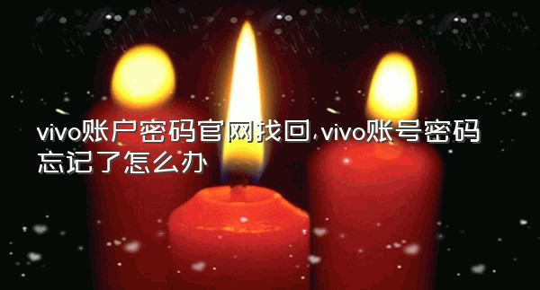 vivo账户密码官网找回,vivo账号密码忘记了怎么办