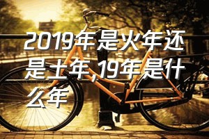 2019年是火年还是土年（19年是什么年）