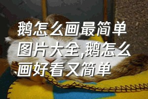 鹅怎么画最简单图片大全（鹅怎么画好看又简单）