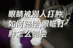 眼睛被别人打肿如何赔偿（眼眶打肿怎么赔偿）