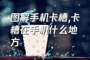 图解手机卡槽（卡槽在手机什么地方）