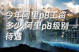 今年阿里p8工资多少（阿里p8级别待遇）