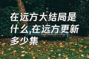 在远方大结局是什么（在远方更新多少集）