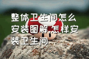 整体卫生间怎么安装图解（怎样安装卫生间）