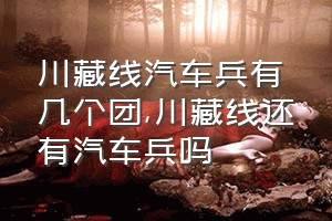 川藏线汽车兵有几个团（川藏线还有汽车兵吗）