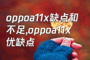 oppoa11x缺点和不足（oppoa11x优缺点）