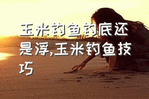 玉米钓鱼钓底还是浮（玉米钓鱼技巧）