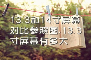 13.3和14寸屏幕对比参照图（13.3寸屏幕有多大）