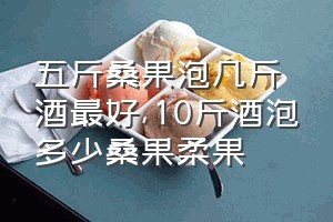 五斤桑果泡几斤酒最好（10斤酒泡多少桑果柔果）