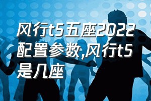 风行t5五座2022配置参数（风行t5是几座）