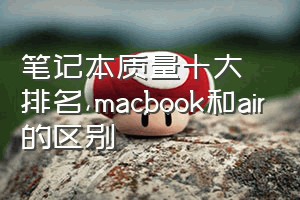 笔记本质量十大排名（macbook和air的区别）