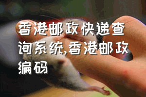 香港邮政快递查询系统（香港邮政编码）