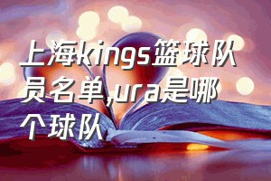 上海kings篮球队员名单（ura是哪个球队）