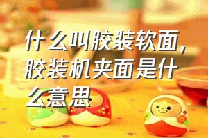 什么叫胶装软面（胶装机夹面是什么意思）