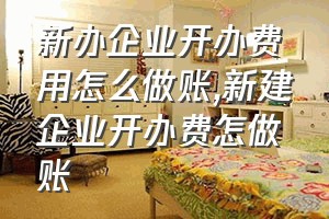 新办企业开办费用怎么做账（新建企业开办费怎做账）