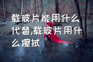 载玻片能用什么代替（载玻片用什么擦拭）