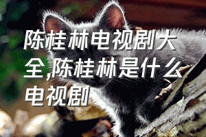 陈桂林电视剧大全（陈桂林是什么电视剧）