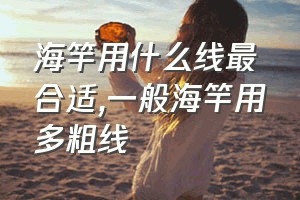 海竿用什么线最合适（一般海竿用多粗线）