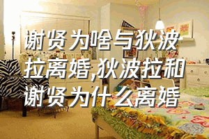 谢贤为啥与狄波拉离婚（狄波拉和谢贤为什么离婚）