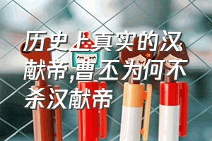 历史上真实的汉献帝（曹丕为何不杀汉献帝）