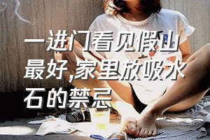 一进门看见假山最好（家里放吸水石的禁忌）