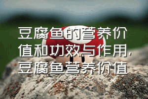 豆腐鱼的营养价值和功效与作用（豆腐鱼营养价值）