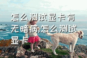 怎么测试显卡有无暗病（怎么测试显卡）